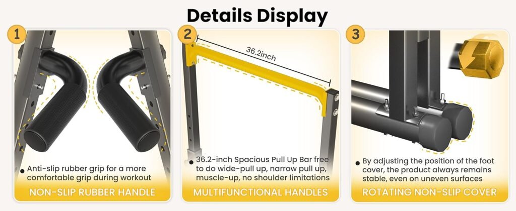 DOBESTS store with full range of foldable power towers, pull-up bars