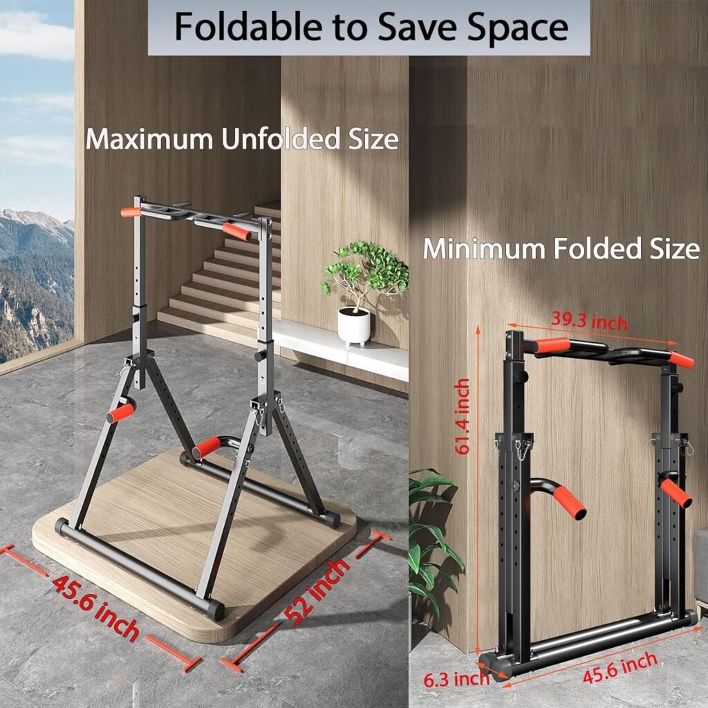 Foldable DOBESTS Multifunction Power Tower