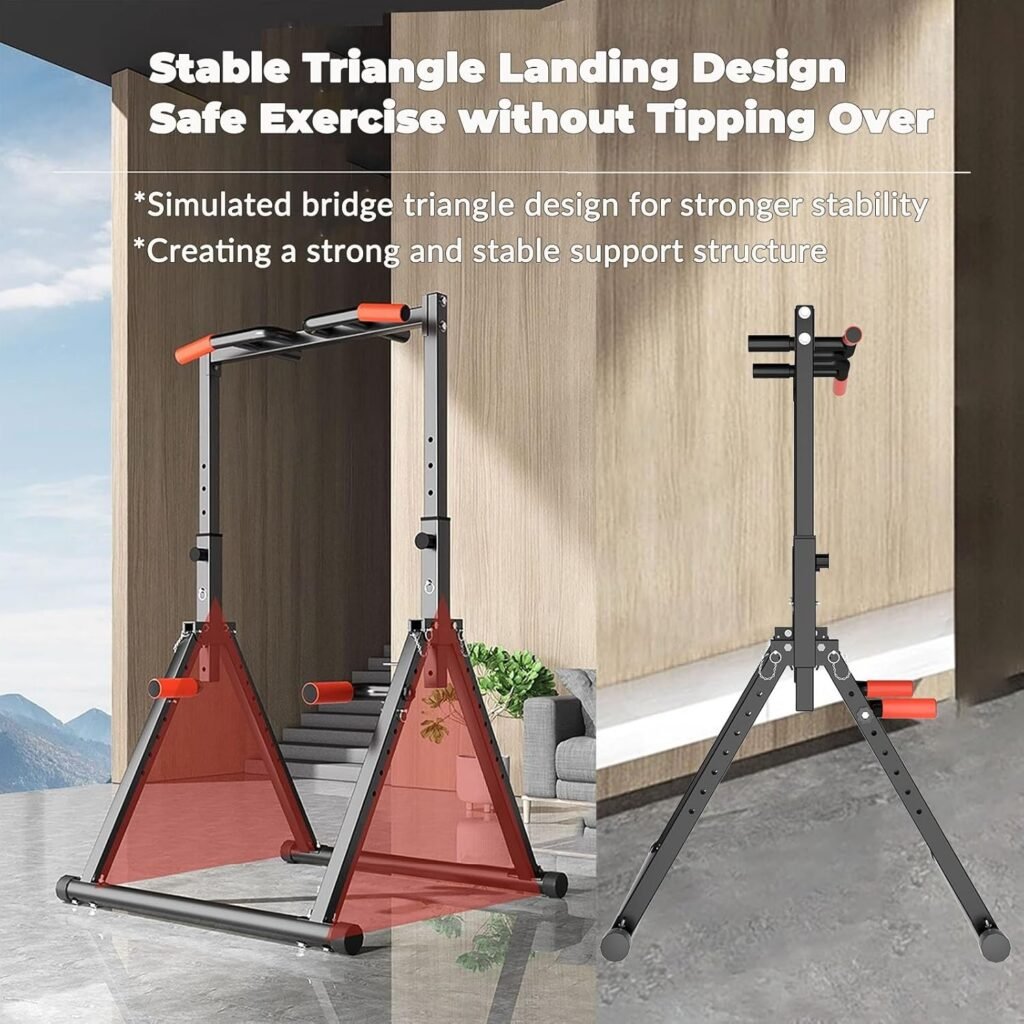 8 Height Adjustments DOBESTS Multifunction Power Tower